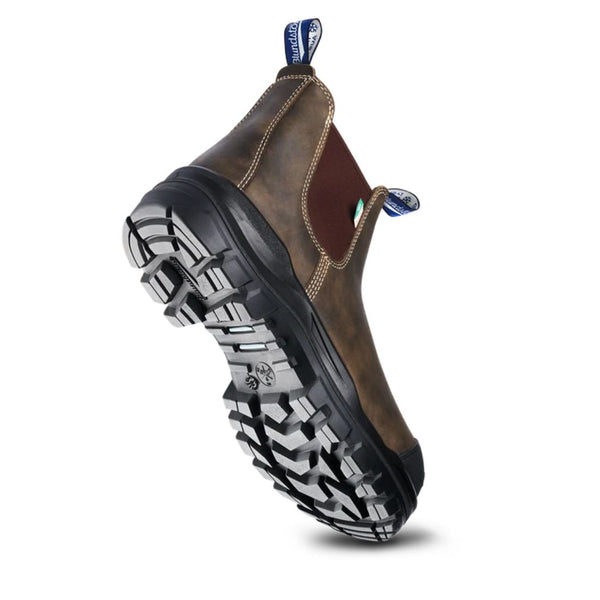 Blundstone Rotoflex 9302 Unisex Slip-on Insulated Composite Toe Work Safety Boot - Brown
