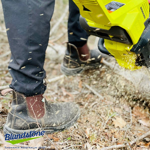 Blundstone 162 Brown Unisex Slip-on Steel Toe Work & Safety Boot