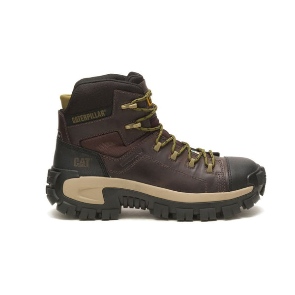 CAT Invader Men's 6" Hiker Waterproof Composite Toe CSA Work Boot 725676 - Brown