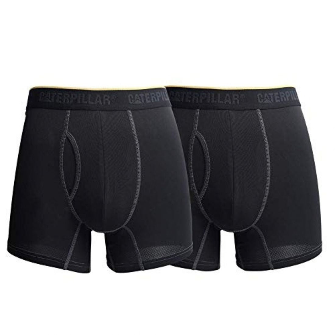 CAT Men's Sports Mesh Boxer Briefs (2-Pack) - Black
