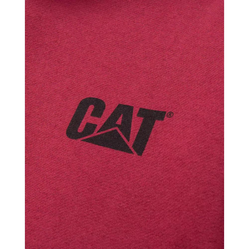 CAT Men's Trademark Banner Hoodie - Brick Red 1910709