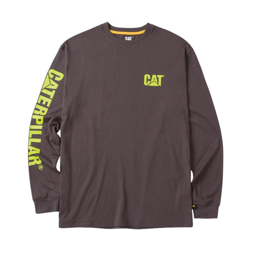 CAT Trademark Banner Long Sleeve Work Shirt - Magnet 1510034