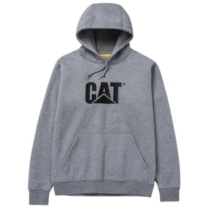 CAT Trademark Men's Hooded Work Sweater - Heather Grey W10646
