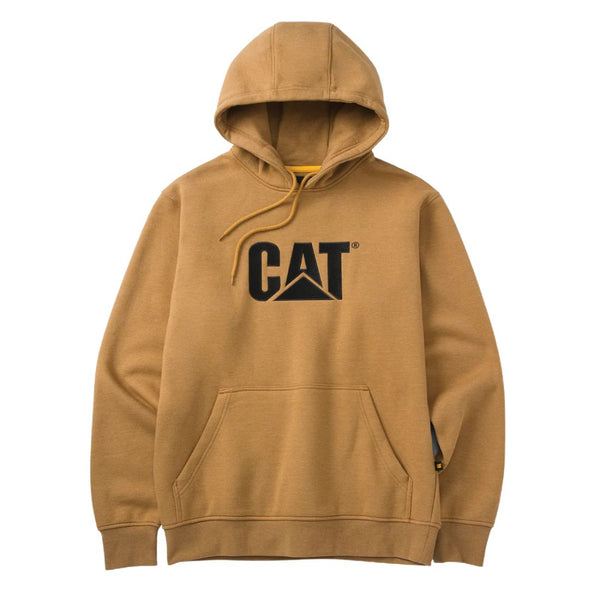 CAT Trademark Men's Hooded Work Sweater W10646 - Bronze Heather