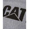 CAT Trademark Raised Graphic Long Sleeve Work Shirt - Heather Grey 1010047