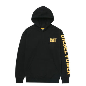 CAT Men's Diesel Power Pullover Work Hoodie 1090036 - Black