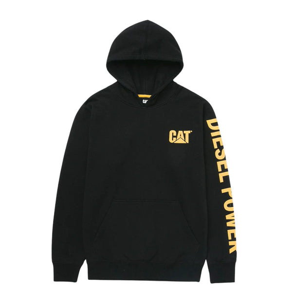 CAT Men's Diesel Power Pullover Work Hoodie 1090036 - Black