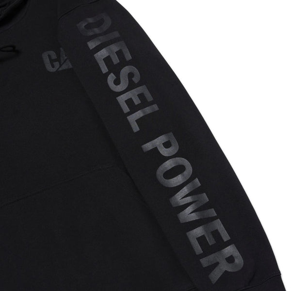 CAT Men's Diesel Power Pullover Work Hoodie 1090036 - Black/Grey