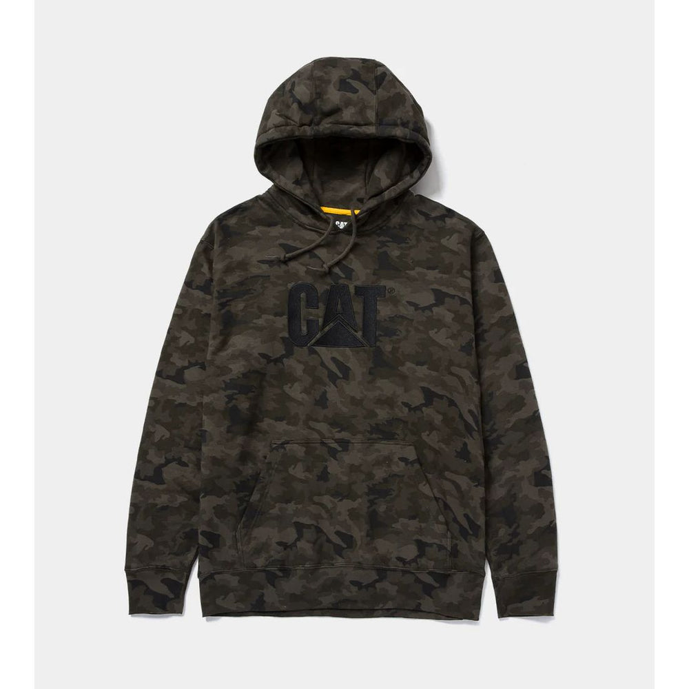 CAT Trademark Men's Hooded Work Sweater - Camo W10646