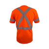 Coolworks Men's High-Visibility Short-Sleeve Reflective T-Shirt TS1103 - Orange