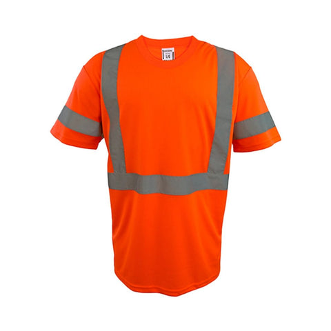 Coolworks Men's High-Visibility Short-Sleeve Reflective T-Shirt TS1103 - Orange