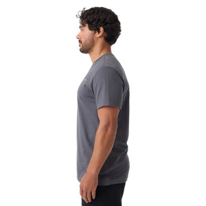 Dickie Men's Short Sleeve Camo Logo Work T-Shirt - Grey