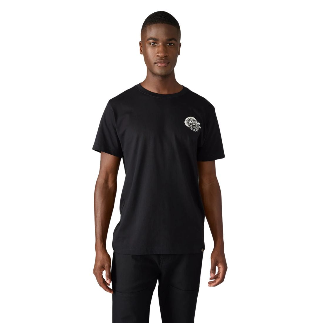 Dickie Men's Short Sleeve High Speed Graphic Work T-Shirt A87I7 - Black