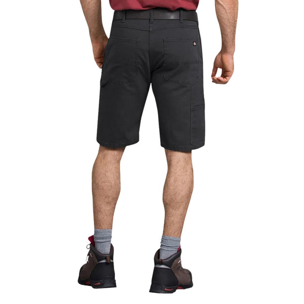 Dickies 11" Tough Max™ Men's Duck Carpenter Work Shorts DX802 - Stonewashed Black