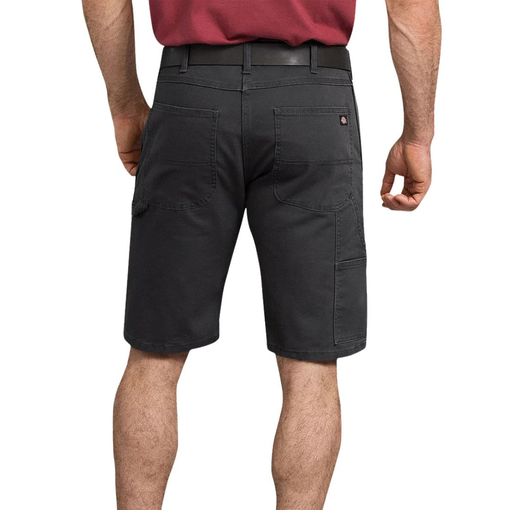 Dickies 11" Tough Max™ Men's Duck Carpenter Work Shorts DX802 - Stonewashed Black