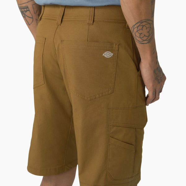Dickies Men's 11" FLEX Cooling Performance Work Cargo Shorts SR607 - Brown Duck