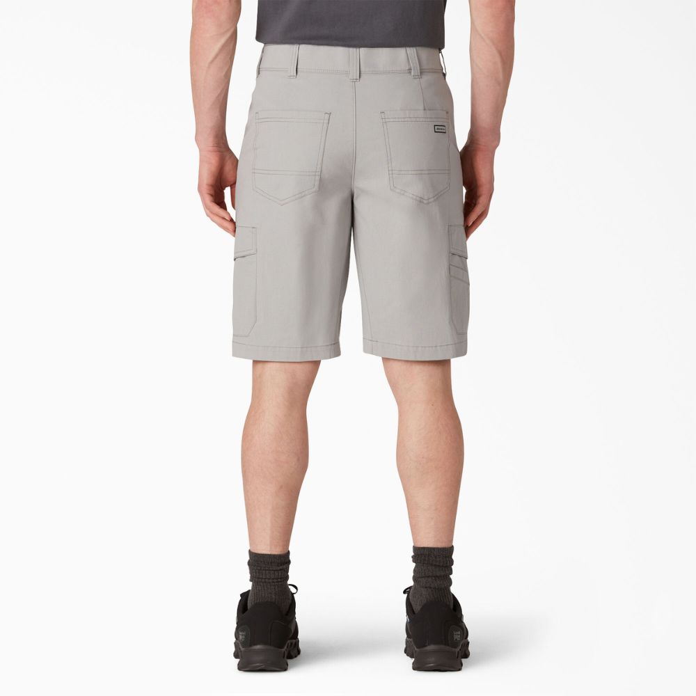 Dickies Men's 11" FLEX Cooling Performance Work Cargo Shorts SR607 - Nickel Grey