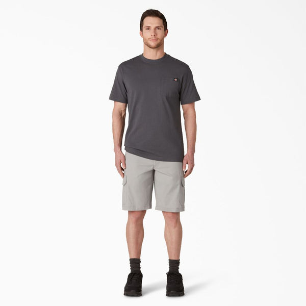 Dickies Men's 11" FLEX Cooling Performance Work Cargo Shorts SR607 - Nickel Grey
