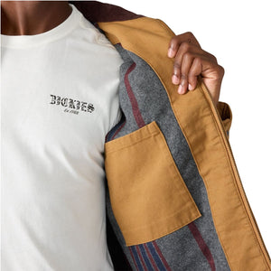 Dickies Men's Blanket Lined Duck Canvas Work Jacket A8DEV - Brown Duck
