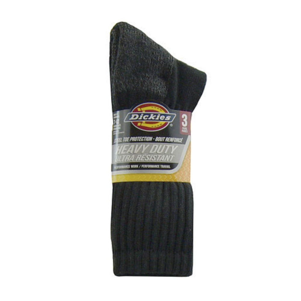 Dickies Men's Heavyweight Cotton Blend 3-Pack Socks 3264D