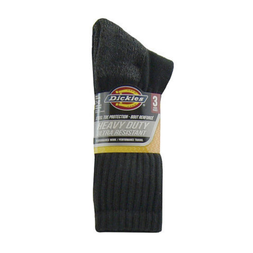 Dickies Men's Heavyweight Cotton Blend 3-Pack Socks 3264D
