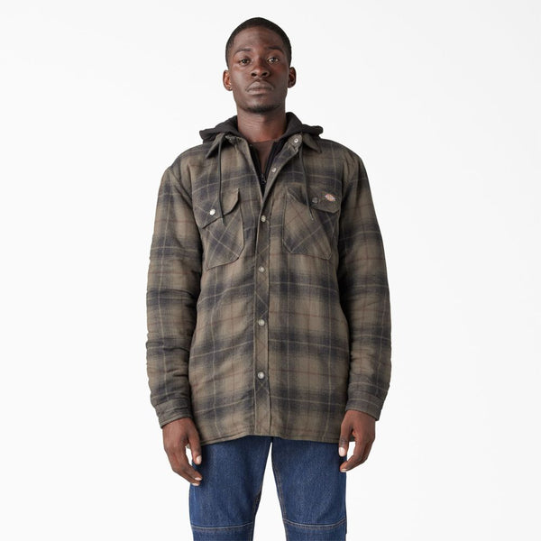 Carhartt Rugged Flex Relaxed Fit Flannel Fleece Lined Hooded Shirt Jacket  at Tractor Supply Co.