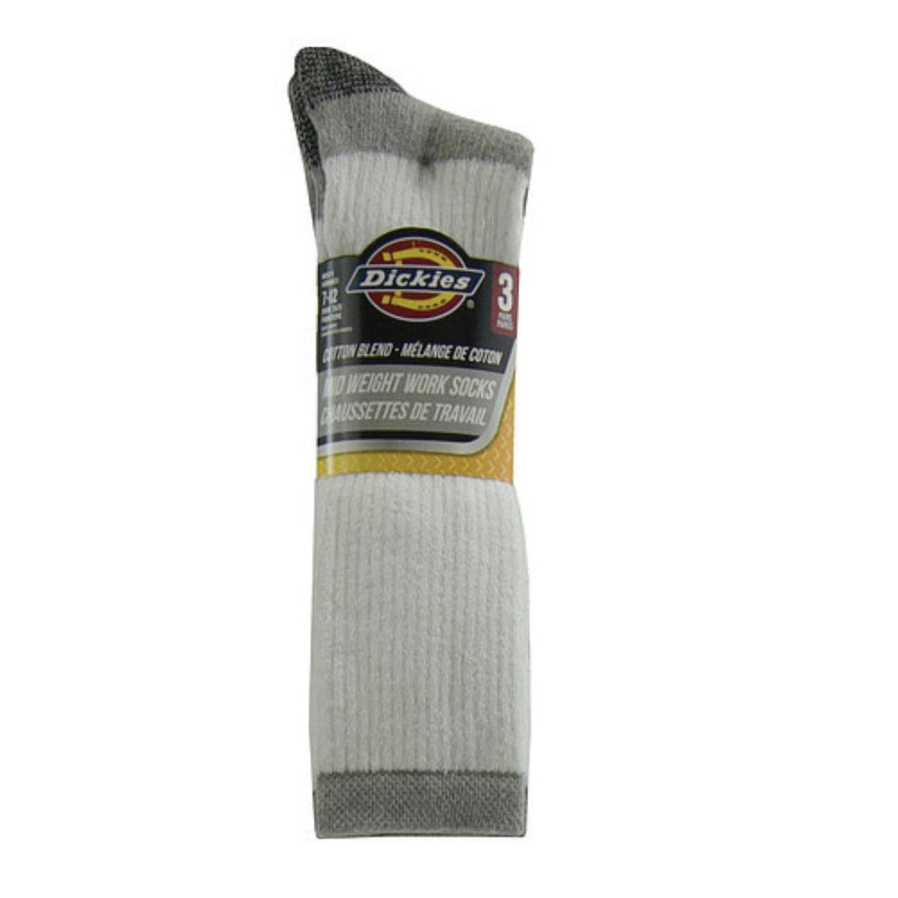 Dickies Men's Midweight Cotton Blend 3-Pack Socks 3374D