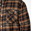 Dickies Men's Sherpa Lined Flannel Shirt TJ210 - Green & Black Plaid