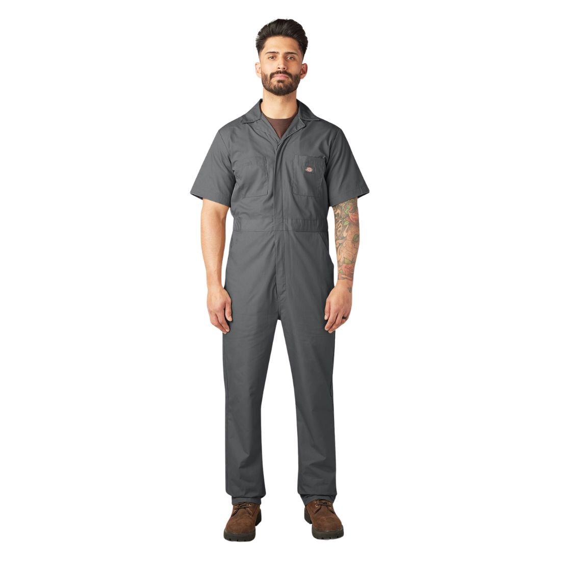 Dickies Men's Short Sleeve Coveralls D33999 - Grey