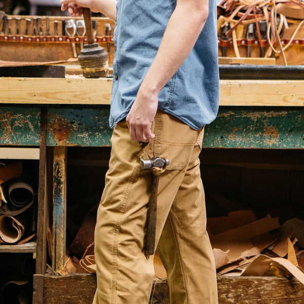 Dickies Sanded Duck Carpenter Work Safety Pant DU336 - Brown Duck