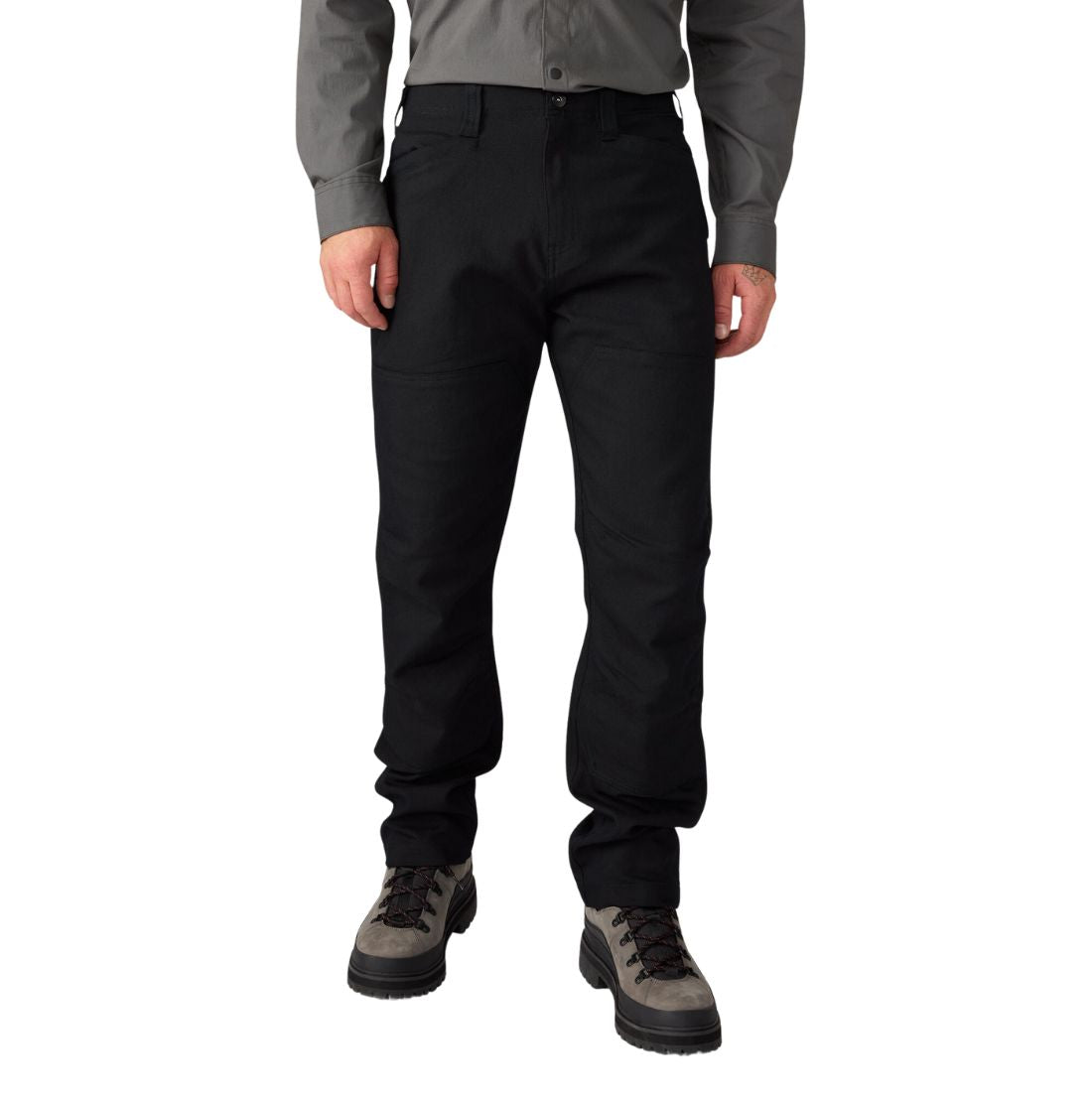 Dickies Tradebuilt Duck Canvas Double Knee Men's Work Pants A861D - Black