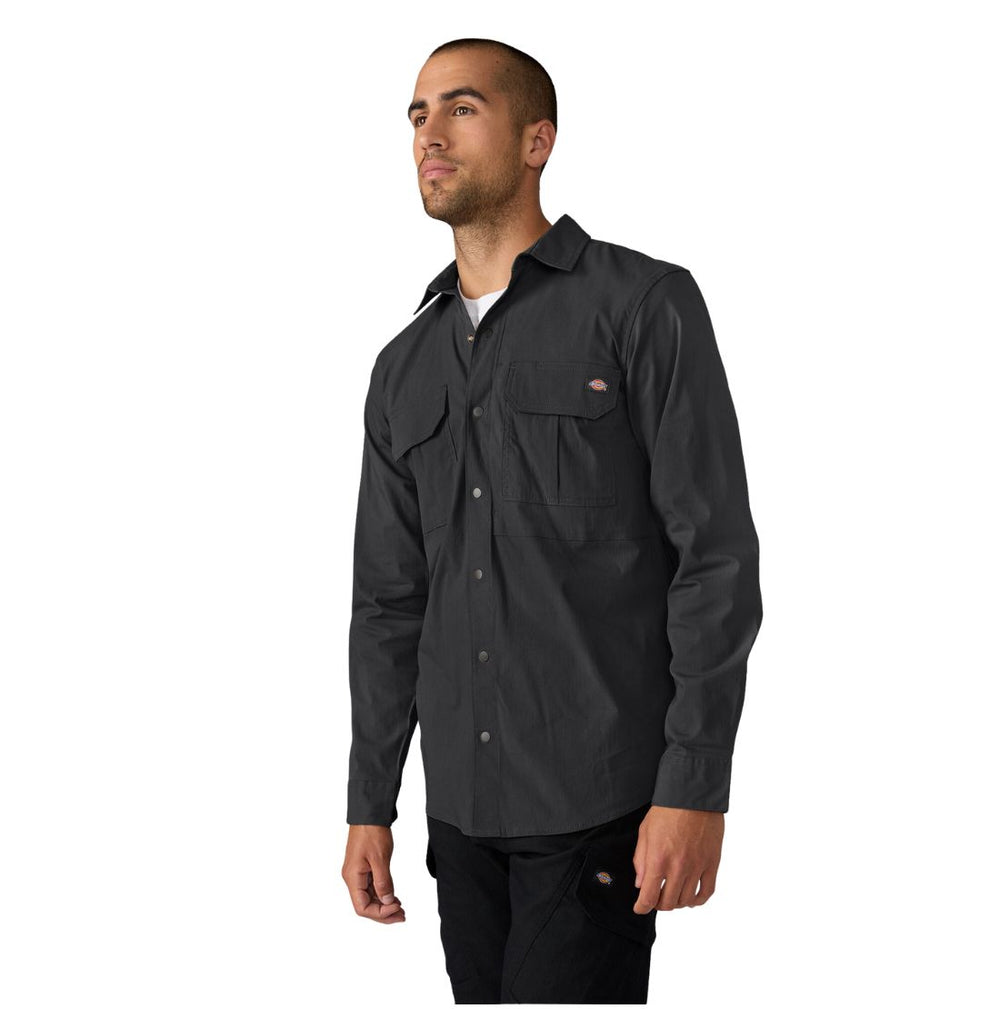 Dickies Tradebuilt Long Sleeve Utility Men's Work Shirt A879P - Black