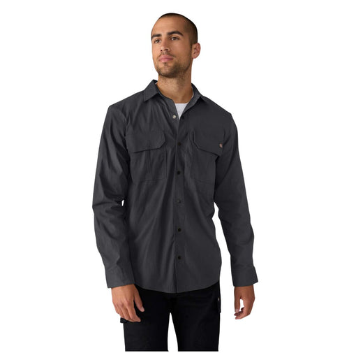 Dickies Tradebuilt Long Sleeve Utility Men's Work Shirt A879P - Black
