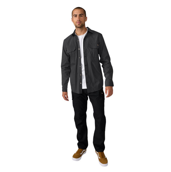 Dickies Tradebuilt Long Sleeve Utility Men's Work Shirt A879P - Black