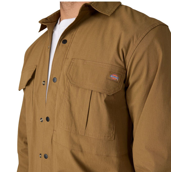 Dickies Tradebuilt Long Sleeve Utility Men's Work Shirt A879P - Coyote Brown