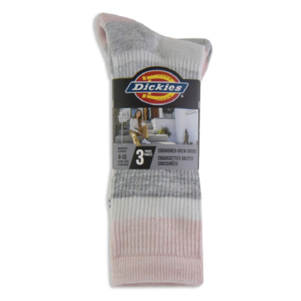 Dickies Women's Cushioned 3-Pack Crew Socks 115124D
