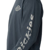 Dickies Heavyweight Logo Men's Long Sleeve Work T-Shirt WL22C - Airforce Blue