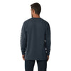 Dickies Heavyweight Logo Men's Long Sleeve Work T-Shirt WL22C - Airforce Blue