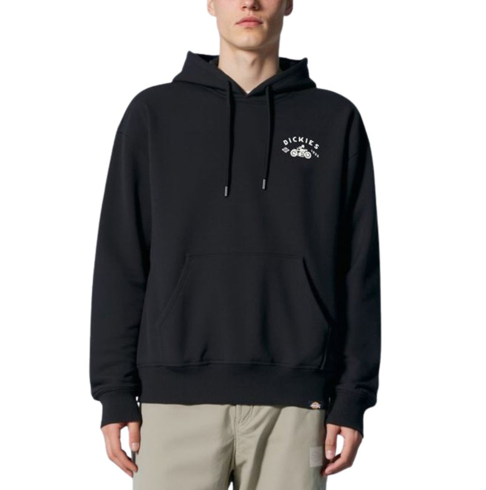 Dickies Men's Fast Lane Graphic Hoodie A87IY - Black