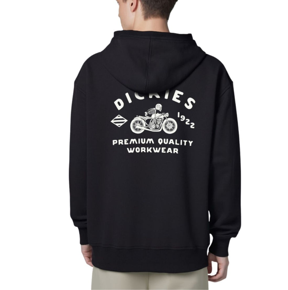 Dickies Men's Fast Lane Graphic Hoodie A87IY - Black