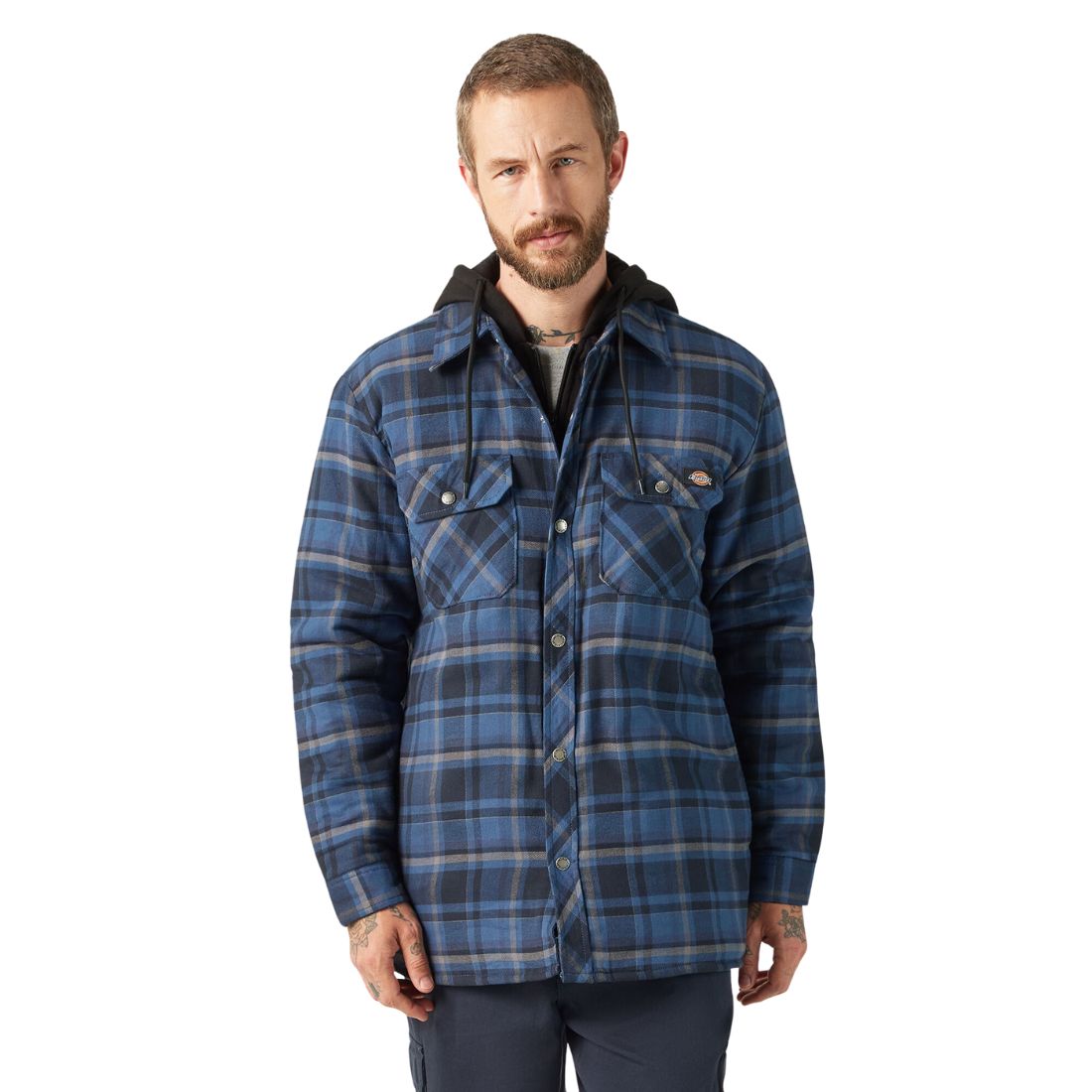 Dickies big men's canvas shirt jacket clearance