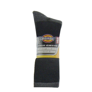 Dickies Men's Midweight Cotton Blend 3-Pack Socks 3374D