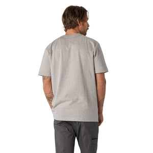 Dickies Heavyweight Logo Men's Short Sleeve Work T-Shirt WS22C - Heather Grey