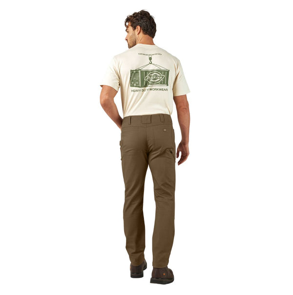 Dickies Tradebuilt Duck Canvas Double Knee Men's Work Pants A861D - Coyote Brown