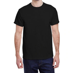 Gildan G500 Men's Short Sleeve Crew Neck T-Shirt - BLACK