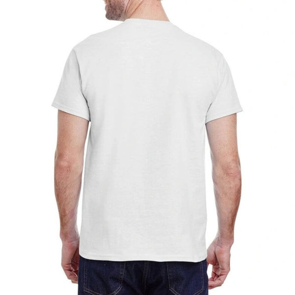 Gildan G500 Men's Short Sleeve Crew Neck T-Shirt - WHITE