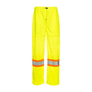 Ground Force Hi-Vis Men's Traffic Mesh Work Pants TB01Y - Yellow