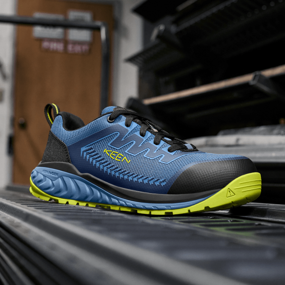 KEEN キーン 安全靴 ARVADA アルヴァダ 青 黄色 ブルー プロダクト紹介 KEEN キーン 安全靴 ARVADA アルヴァダ 青 黄色 ブルー プロダクト紹介