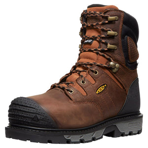 Keen Camden Men's 8" Waterproof Internal MET Guard Composite Toe Work Boot 1027693 - Brown
