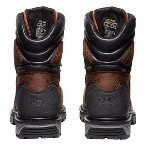 Keen Camden Men's 8" Waterproof Internal MET Guard Composite Toe Work Boot 1027693 - Brown